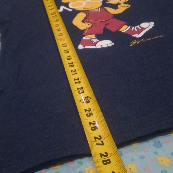 🏀 Arthur 🤓 MOOD Shirt Medium ✨ Cleveland That I Love ❤️ Cartoon CLE Cavs 216 - Picture 8 of 9